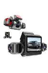 Araç İçi Güvenlik Kamerası 4 Lensli Full HD Kayıt Destekli Sistem-4