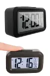 Gece Dijital Masa Saati Dijital Alarmlı Led Ekran Pilli Çalar Saat-2