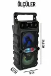 Büyük Boy Bluetooth Hoparlör Çoklu Bağlantı Çift Çıkışlı Taşınabilir Kesintisiz-3