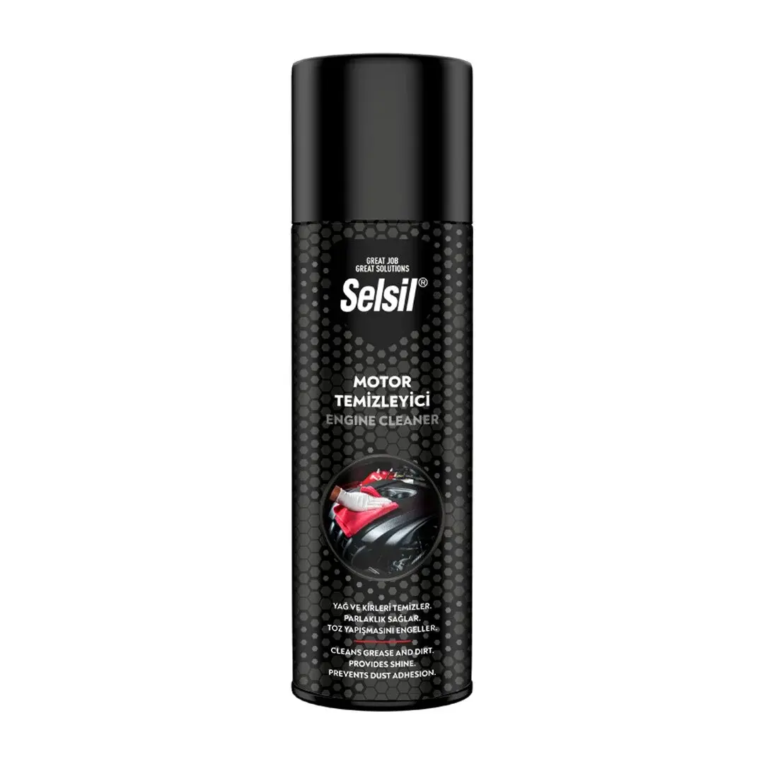 Selsil Oto - Araç Motor Tezleyici - Parlatıcı - Toz Yapışma Engelleyici Sprey 500ML