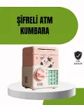 ATM Tasarımlı Pembe Işıklı Sesli Çocuk Kumbarası-1