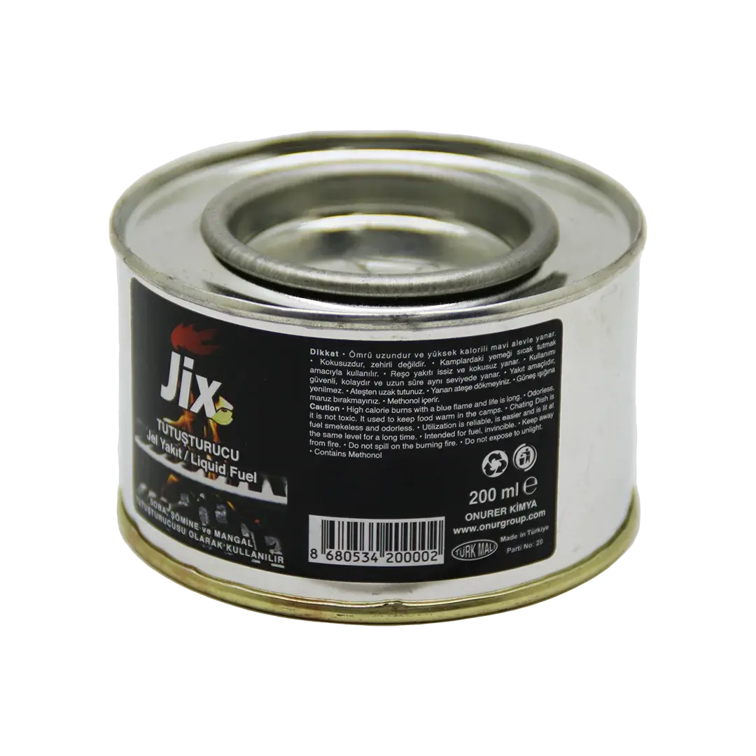 Jix Tutuşturucu 200ML Teneke Jel Yakıt