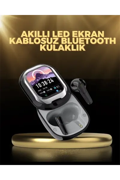 Kişiselleştirilebilir LED Ekranlı Bluetooth Kulaklık – Oyun & Müzik Modlu