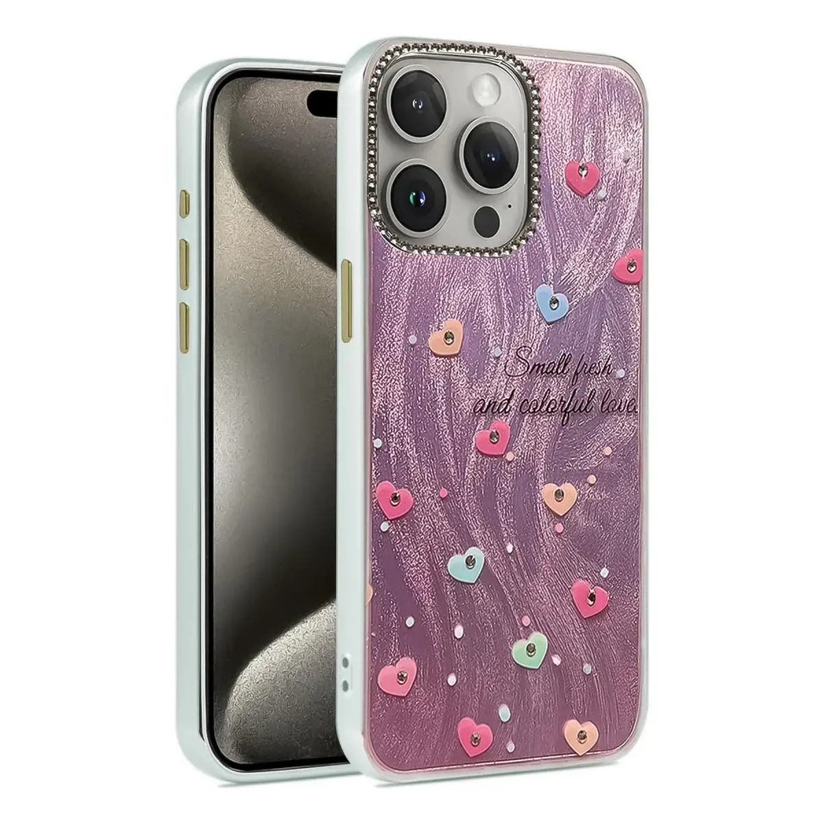 Apple İphone 14 Pro Kılıf Blade Aynalı Desenli Kapak - Desen 8