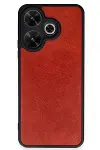 Xiao Red 13 4G Kılıf Aras Deri Kapak - Kırmızı-1