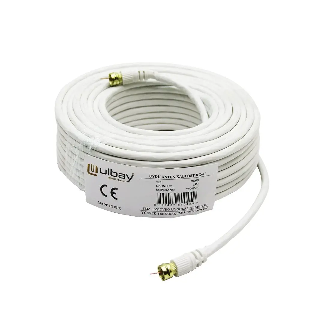 25 Metre RG6U Uydu Anten Kablosu