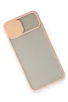 Apple iPhone X Kılıf Palm Buzlu Kamera Sürgülü Silikon - Pembe-3