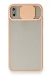 Apple iPhone X Kılıf Palm Buzlu Kamera Sürgülü Silikon - Pembe-1