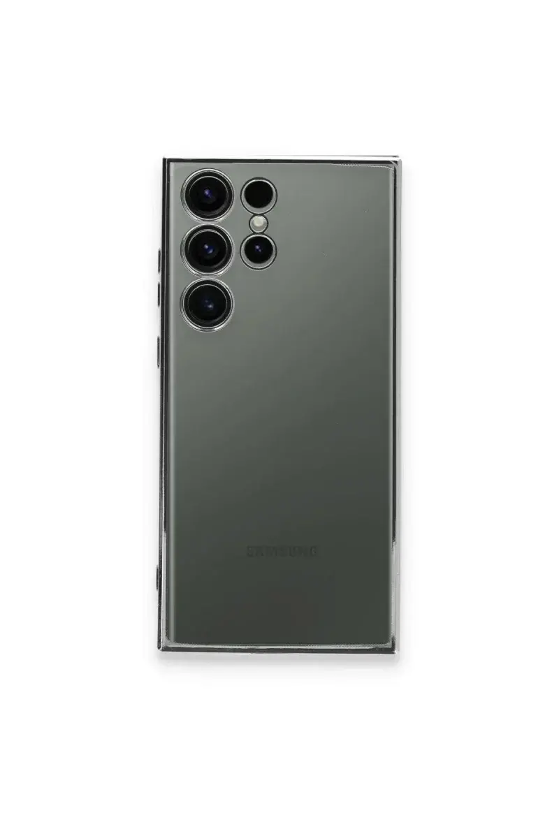Samsung Galaxy S24 Ultra Kılıf Razer Lensli Silikon - Mor
