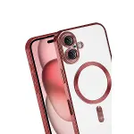 Apple İphone 17 Kross Magneticsafe Kapak - Kırmızı-3
