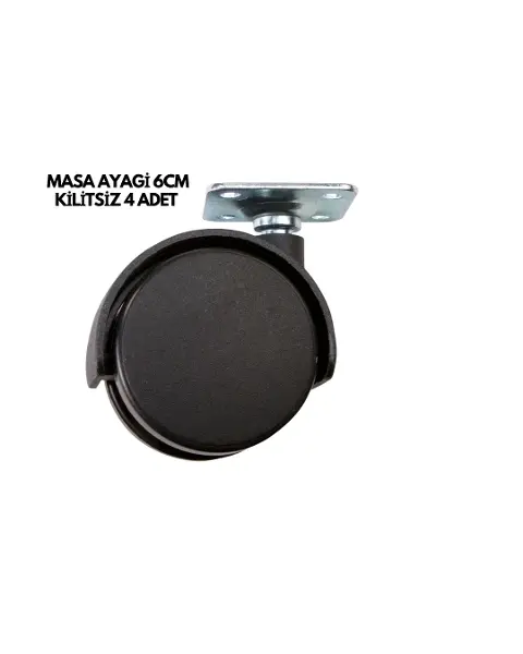 Masa Ayağı 6CM Kilitsiz 4 Adet