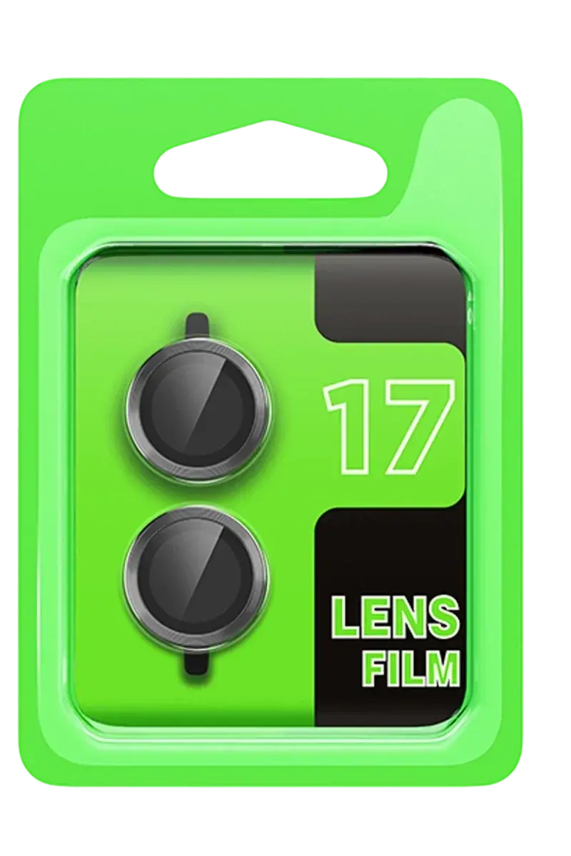 Apple iPhone 17 Raze Metal Kamera Lens - Gri