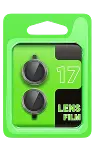 Apple iPhone 17 Raze Metal Kamera Lens - Gri-1