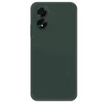 Oppo A38 Kılıf First Silikon - Koyu Yeşil-3