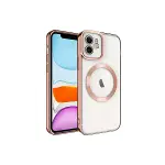Apple iPhone 11 Kılıf Kross Magneticsafe Kapak - Rose-2