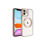 Apple iPhone 11 Kılıf Kross Magneticsafe Kapak - Rose-3