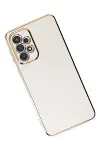 Samsung Galaxy A73 5G Kılıf Volet Silikon - Beyaz-2