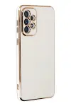 Samsung Galaxy A73 5G Kılıf Volet Silikon - Beyaz-3
