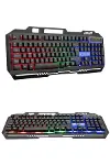 RGB Işıklı Gang Oyuncu Klavye Q Klavye Mouse Hediyeli-3