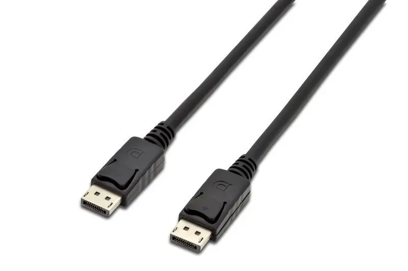 AK-340100-100-S DisplayPort bağlantı kablosu DP Male/Male 10M w/interlock Full HD FHD 1080p