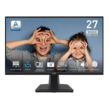27 PRO MP275Q 2560x1440 (QHD) FLAT VA 100HZ 1MS ANTI-GLARE MONITOR