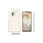 Samsung Galaxy A04 Kılıf Optimum Silikon - Krem-3