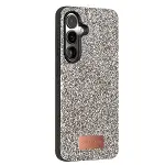 Onegif Samsung Galaxy S24 Fe Bright Simli Kapak - Gümüş-3