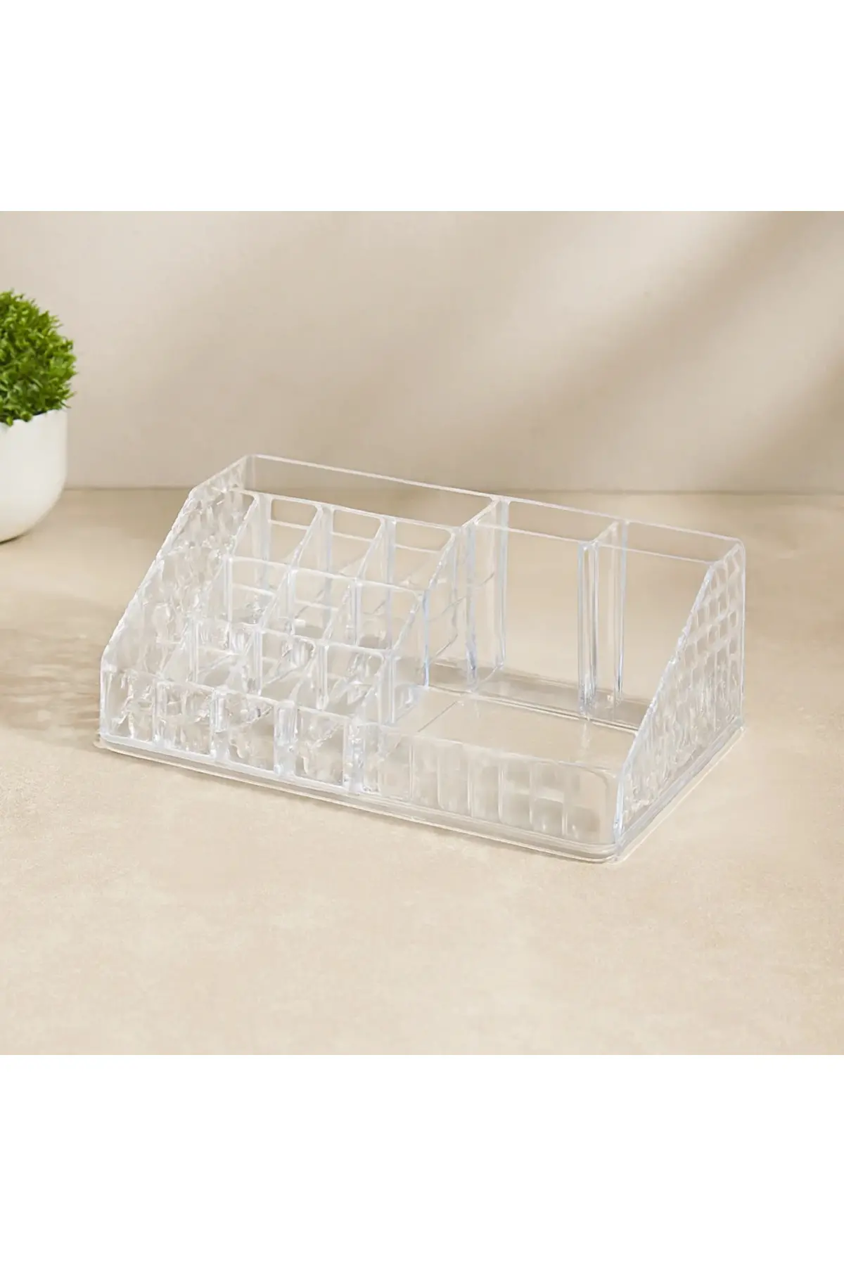 Mika Kristal 16 Bölmeli Makyaj Organizer 12.5x22x7.7 cm