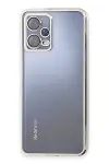 Xiao Red Note 12 5G Kılıf Razer Lensli Silikon - Gümüş-1