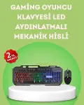 Gang Klavye ve Mouse Seti PG8018 – Dayanıklı Tuşlar, Hızlı Komut-1