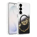 Onegif Samsung Galaxy S26 Lotus Simli Magsafe Kapak - Siyah-1