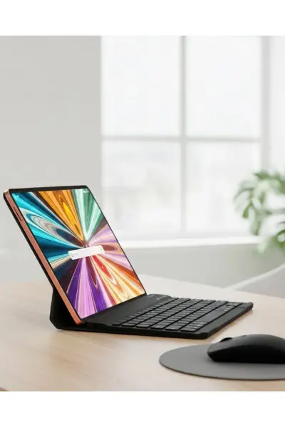 Tablet PC Klavye Kalem Kılıf Ekran Koruyucu Hediyeli Full Paket