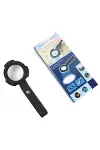 7 Led Aydınlatma,fener,pusula,4x Büyütme Okuma Büyüteç Th600557-3