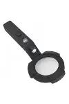 7 Led Aydınlatma,fener,pusula,4x Büyütme Okuma Büyüteç Th600557-1