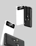 Hızlı Şarj Destekli 20.000mAh Powerbank USB Type-C Lightning LCD-2