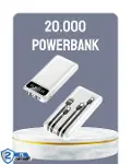 Hızlı Şarj Destekli 20.000mAh Powerbank USB Type-C Lightning LCD-1