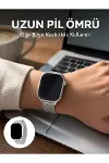 AMOLED Ekranlı Bluetooth Aramalı 3 Kordonlu Akıllı Saat-1