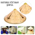 Naturel Renk Cambodia Kamboçyalı Vietnam Şapkası Pvc Hasır-1