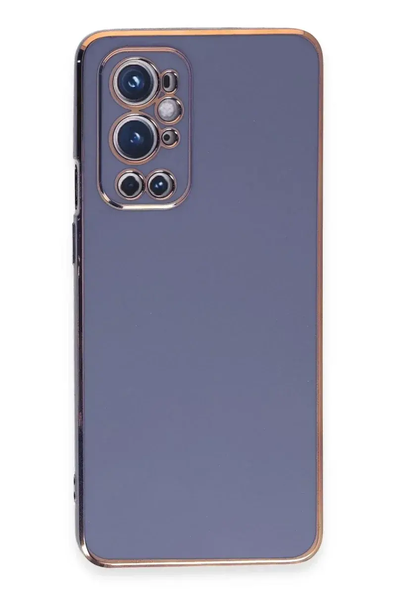 One Plus 9 Pro Kılıf Volet Silikon - Mavi