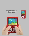 TV Bağlantılı Şarjlı Retro Oyun Konsolu-4