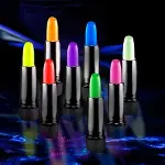Karanlıkta Parlayan Yanan Uv Neon Ruj Yüz Boyama 6 Adet 6 Renk-4
