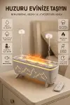 Ultrasonik Hava Nemlendirici Aromaterapi Difüzörü Jöle Yağmur Efektli LED Işıklı 280 ML-4