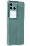 Vivo V30 5G Kılıf Auto Focus Kapak - Koyu Yeşil-3