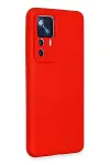Xiao 12T Pro Kılıf Nano içi Kadife Silikon - Kırmızı-2