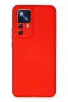 Xiao 12T Pro Kılıf Nano içi Kadife Silikon - Kırmızı-1