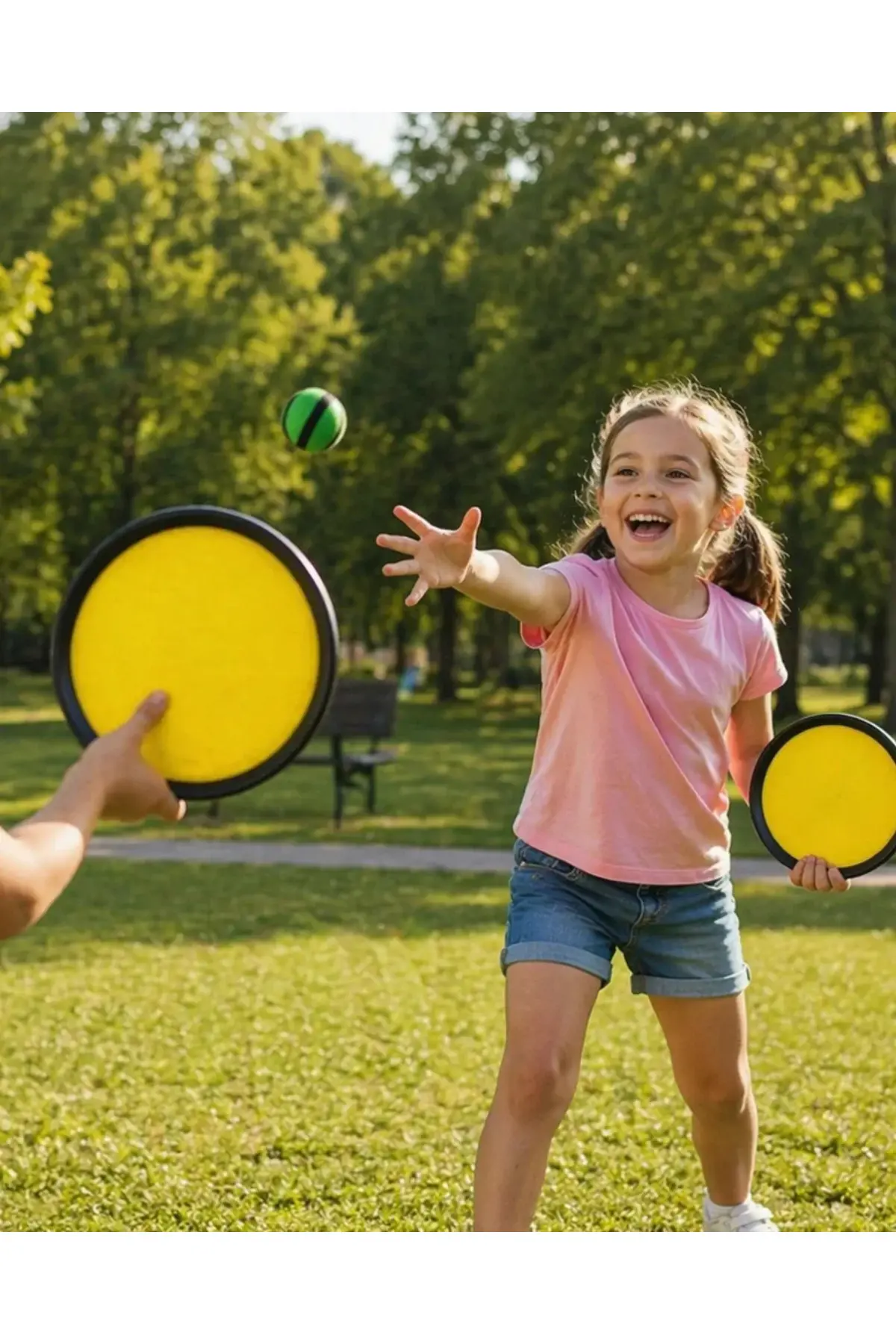 Catch Ball Set 2 Kişilik Top Yakalama Oyunu Çocuk Aktivite Seti