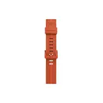 Apple Watch 38mm Kr408 Çizgili Silikon Kordon - Turuncu-3