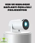 Kablosuz Bağlantılı Full HD Ev Sinema Projeksiyonu 160 ANSI Lümen-1