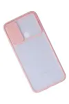 Samsung Galaxy A11 Kılıf Palm Buzlu Kamera Sürgülü Silikon - Pembe-3
