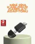 Kablosuz CarPlay ve Android Auto Adaptörü – USB-A & Type-C Girişli Akıllı Dönüştürücü-1